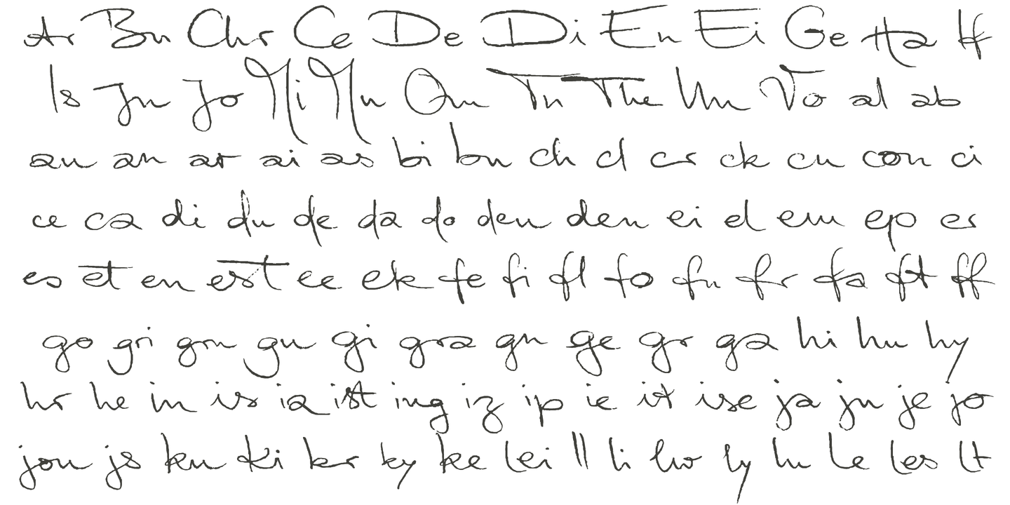 Ejemplo de fuente Marleen Script #5